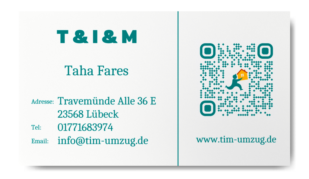 Rückseite Visitenkarte