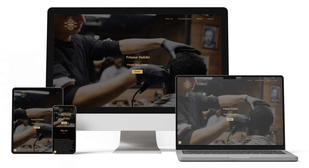 Webdesign Hamburg Northbay - MockUp - Friseur Habibi