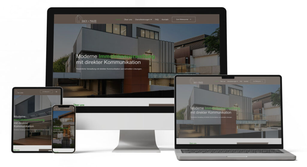 Webdesign SEO Agentur Hamburg Northbay Digital & Design Webseite Dach und Mauer