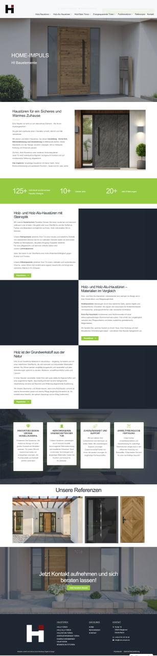 Webdesign SEO Agentur Hamburg Northbay Digital & Design Webseite Home Impuls Bauelemente