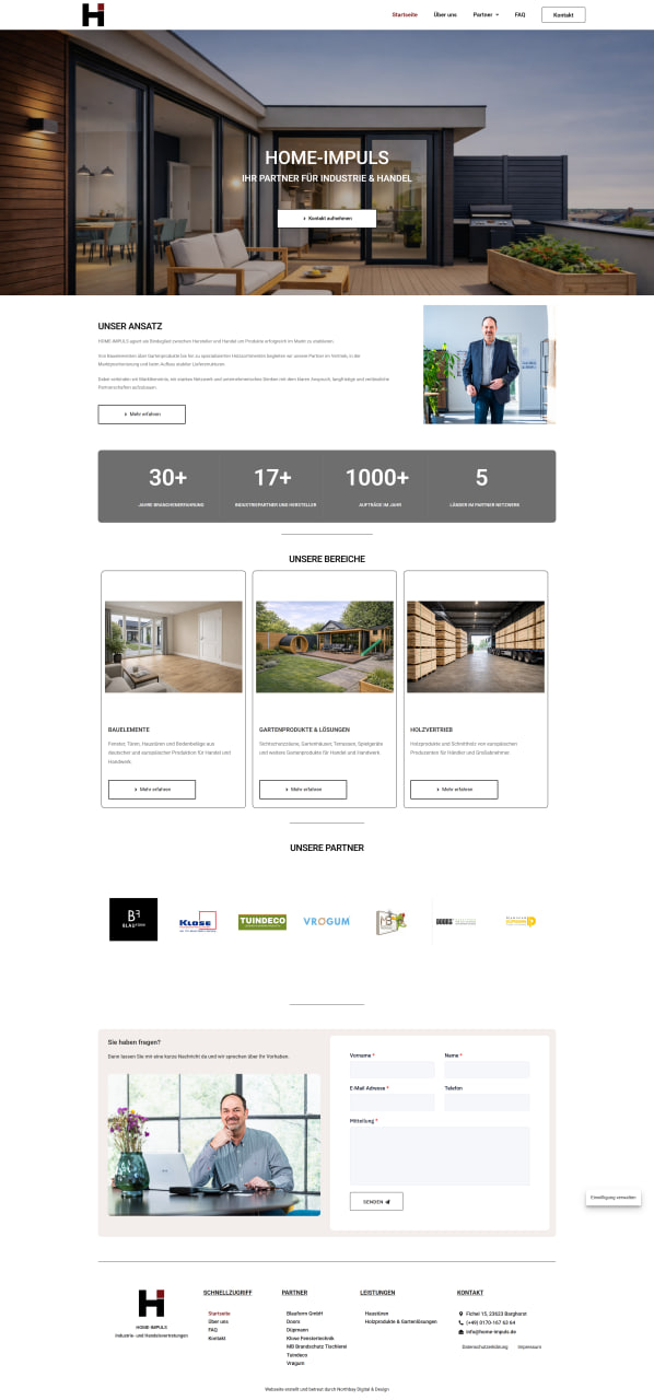 Webdesign SEO Agentur Hamburg Northbay Digital & Design Webseite Home Impuls