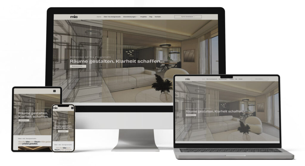 Webdesign SEO Agentur Hamburg Northbay Digital & Design Webseite Mia Designstudio