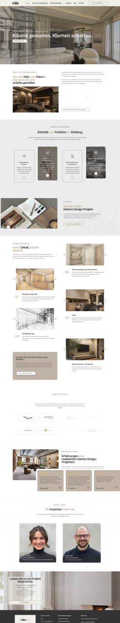 Webdesign SEO Agentur Hamburg Northbay Digital & Design Webseite Mia Designstudio