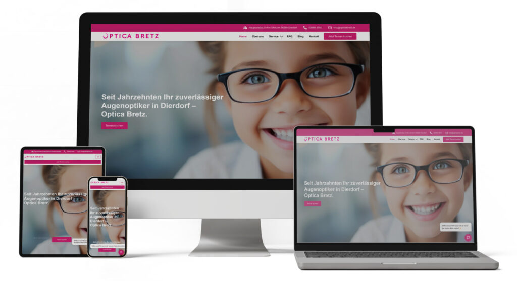 Webdesign SEO Agentur Hamburg Northbay Digital & Design Webseite Optica Bretz