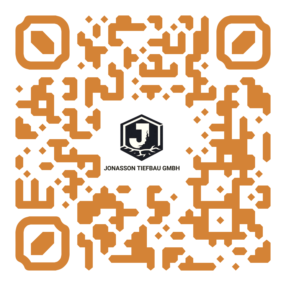 Webdesign SEO Agentur Hamburg Northbay Digital & Design Webseite Tiefbau Jonasson QR Code